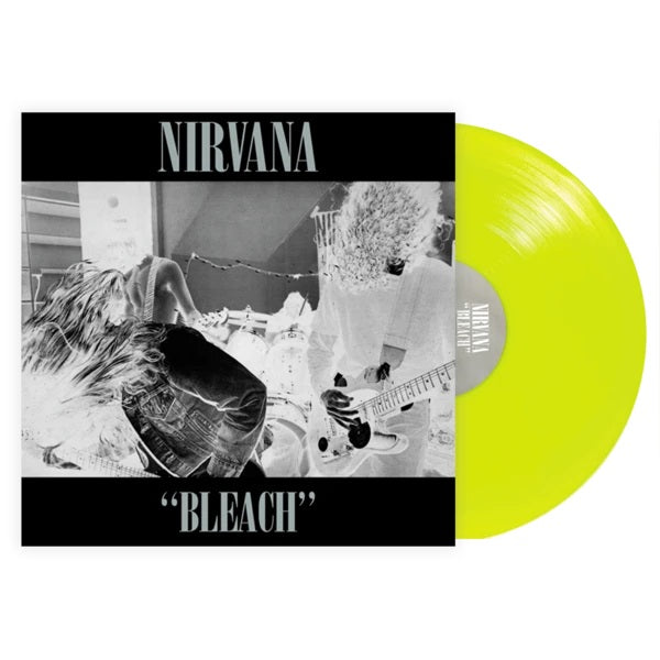 Nirvana Bleach LP Neon Yellow LOVE RECORD STORES 2020